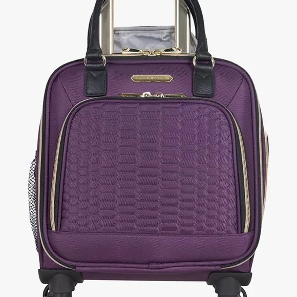 Like new Aimee kestenberg Florence 16” Twill 4-Wheel Underseat carry on - Picture 11 of 16